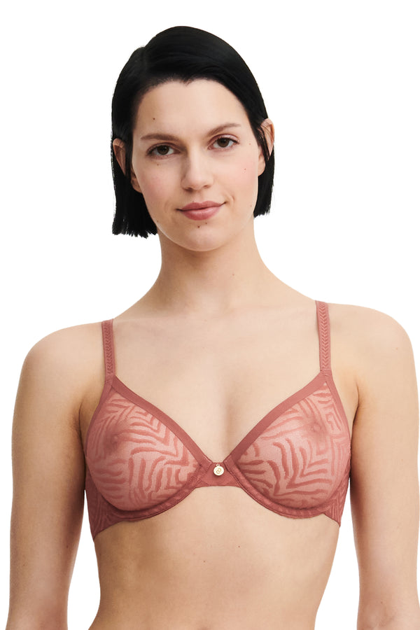 Chantelle Graphic Allure Sheer Molded Bra