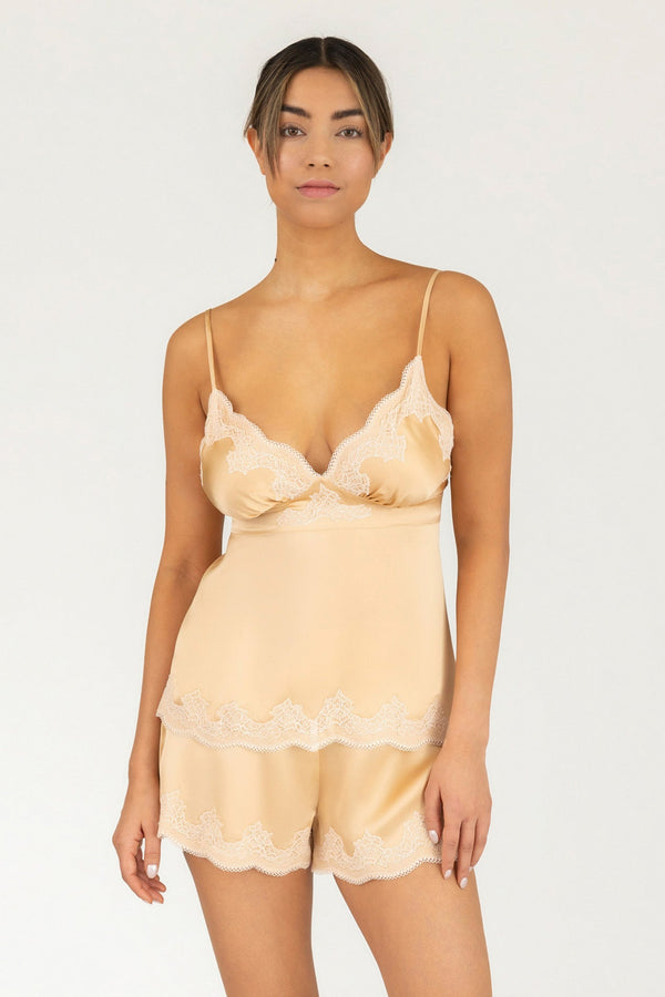NK Imode Allegra Soulful Tie-back Silk Cami Set
