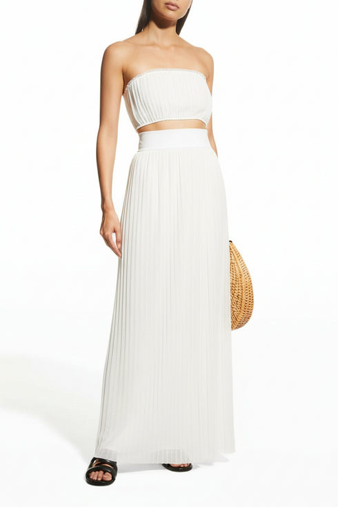 Shan Mia Long maxi cover-up skirt