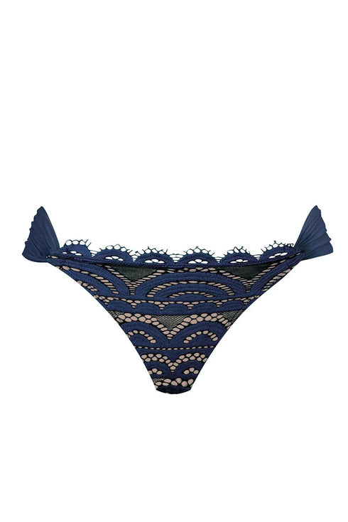PQ Swim Pacific Blue Lace Fanned Bottoms