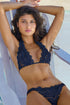 PQ Swim Pacific Blue Lace Fanned Teeny Bottoms