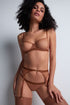 Aubade Sheer Emotion Suspender belt