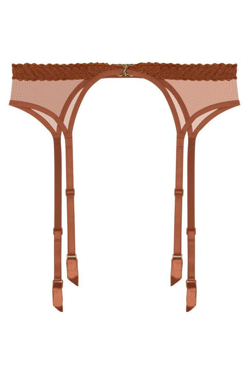Aubade Sheer Emotion Suspender belt