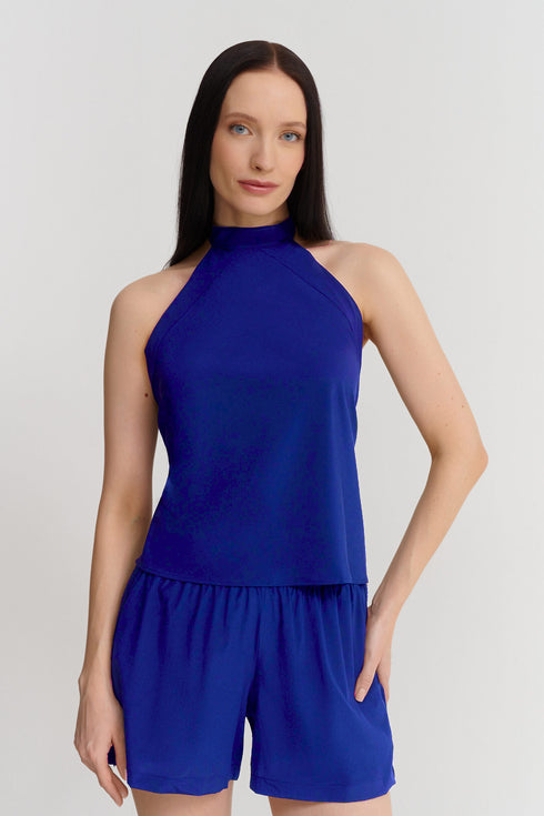 Shan Céline Silk scarf top