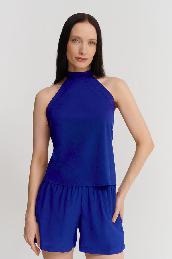 Shan Céline Silk scarf top