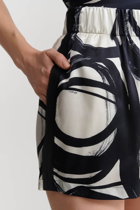 Shan Celine Silk Shorts