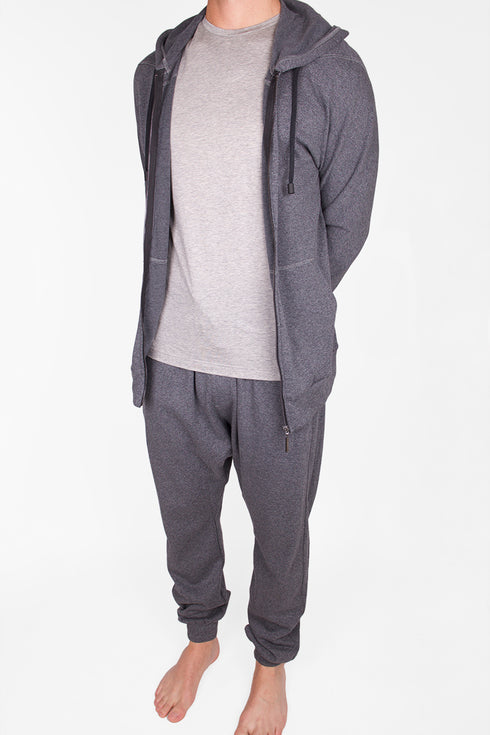 Shan Relaxation Versatile zip-up hoodie