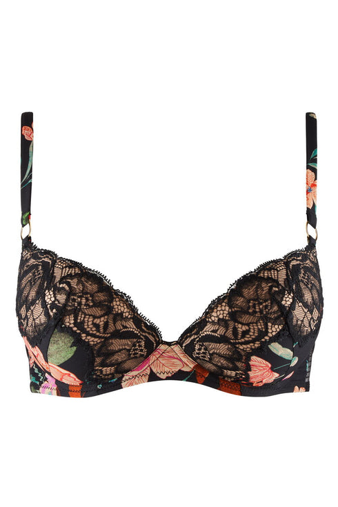 Aubade Sweet Folk Padded plunge bra