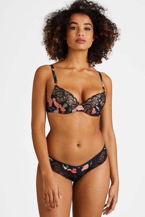 Aubade Sweet Folk Padded plunge bra