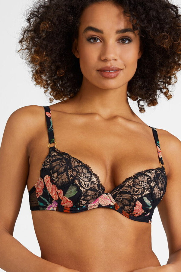 Aubade Sweet Folk Padded plunge bra