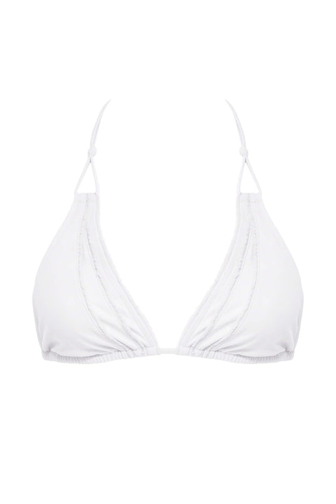 Shan Charlie Shan Charlie Ruched Triangle Bikini Top