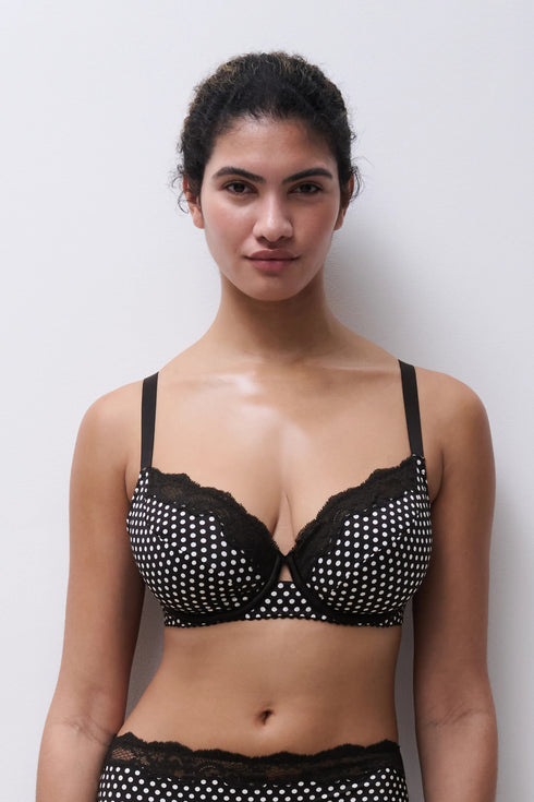 Chantelle Gloss Plunge Unlined Underwire Bra