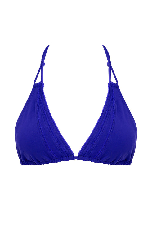 Shan Charlie Ruched Triangle Bikini Top