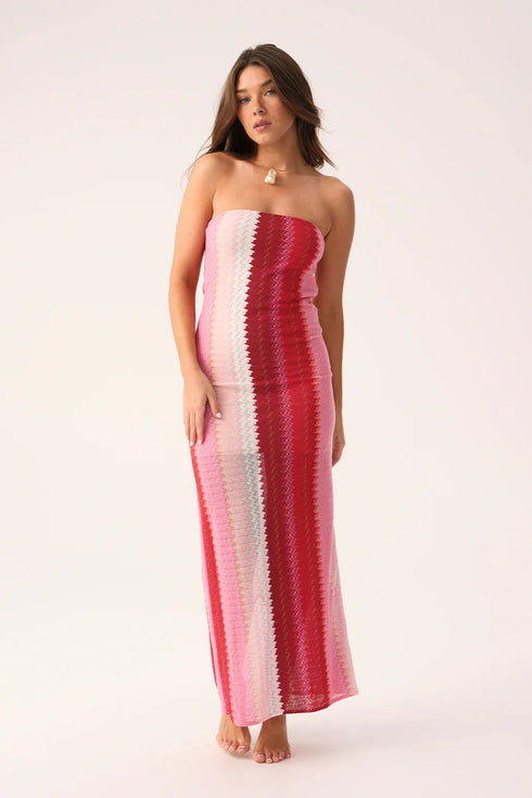 PQ Swim Scarlet Jane Strapless Dress
