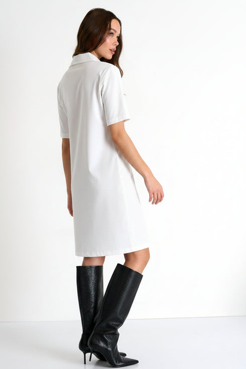 Shan Lycra Short sleeve lycra polo dress