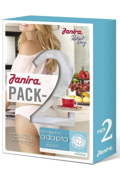 Janira Perfect Day Micro Slip Pack of 2 (NEGRO/DUNE)