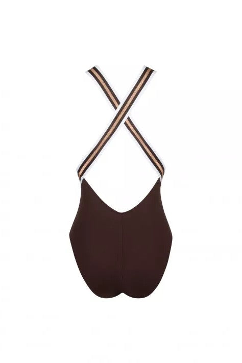 Lise Charmel 35B Energie Nautique Non Wire Halter Swimsuit