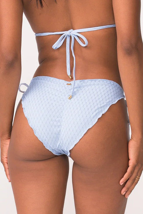 PQ Swim Tallulah Lettuce Edge Tie Bottoms