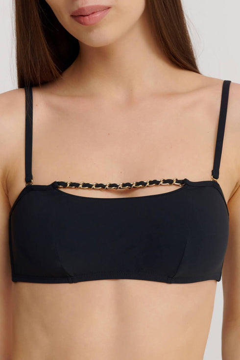 Aubade Sparkling Treasure Bandeau bikini top