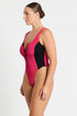 Bond-eye Splice Zip Front One Piece