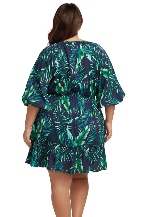 Artesands Palmspiration Elgar Mini Cotton Beach Dress