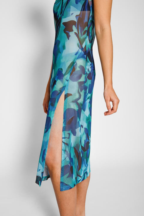 Koy Resort Seascape Mesh Long Dress