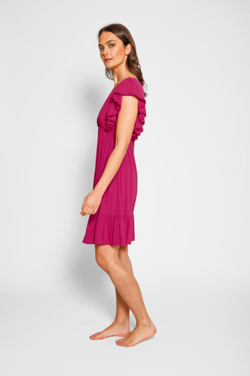 Koy Resort Miami Ruffle Mini Dress