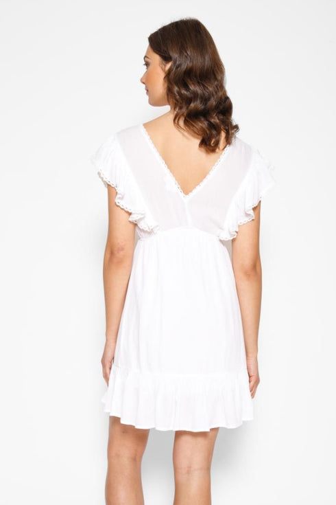 Koy Resort Miami Ruffle Mini Dress