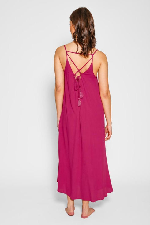 Koy Resort Miami Midi Side Slit Dress