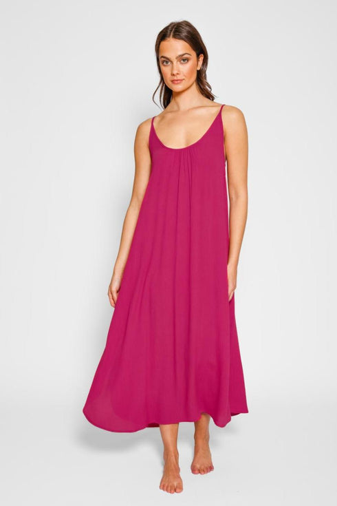 Koy Resort Miami Midi Side Slit Dress