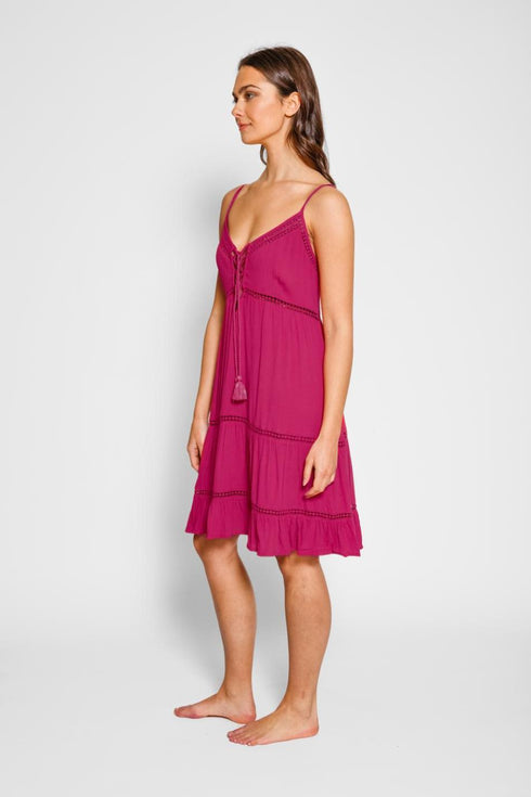 Koy Resort Miami Luxe Spagetti Strp Dress
