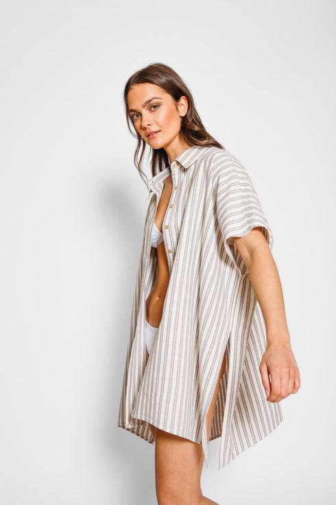 Koy Resort Casablanca Big Shirt Cover Up