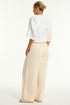 Sea Level Tidal Linen Plazzo Pant