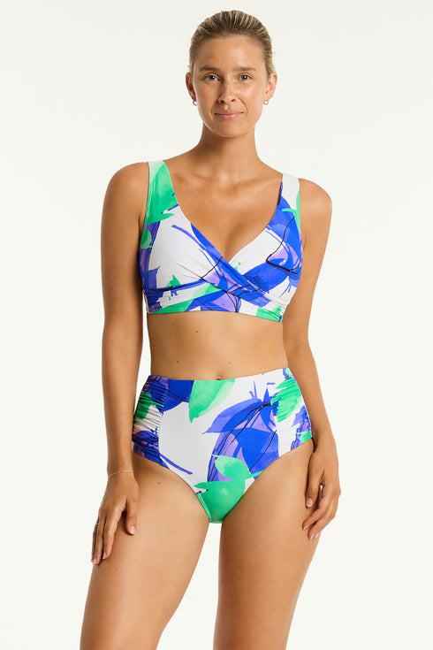 Sea Level Sublime Cross Front Multifit Bra