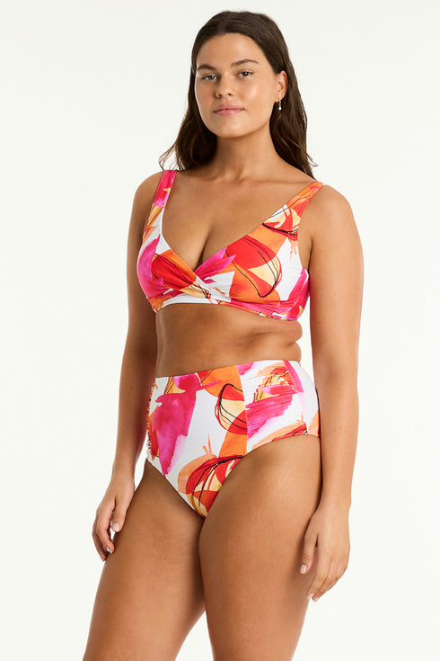 Sea Level Sublime Cross Front Multifit Bra