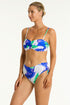 Sea Level Sublime Twist Bandeau Top