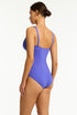 Sea Level Essentials Cross Front One Piece
