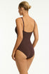 Sea Level Essentials Cross Front One Piece