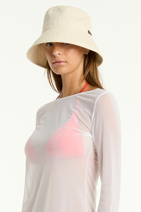 Sea Level Day Club Mesh Short Dress