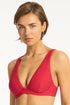 Sea Level Honeycomb Longline Underwire Bra