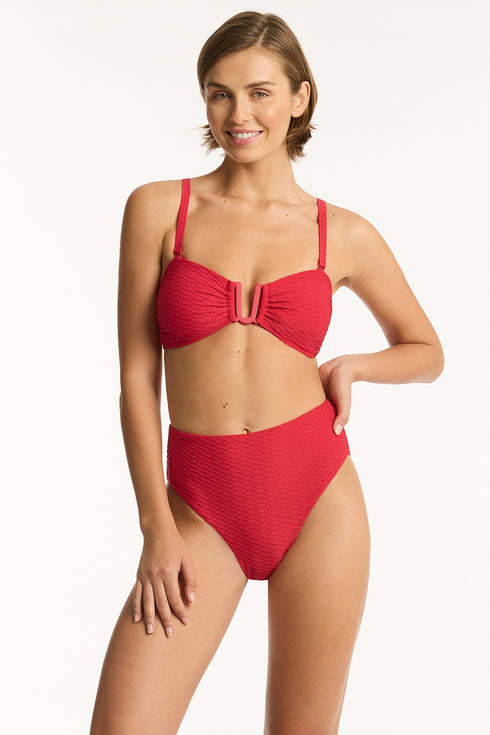 Sea Level Honeycomb U Bar Bandeau