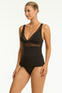 Sea Level Eclipse Lingline Tankini Top