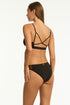 Sea Level Eclipse Cross Back Tri Bra Top