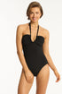 Sea Level Essentials Halter Bandeau One Piece