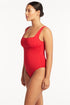 Sea Level Essentials Square Nk One Piece