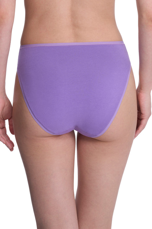 Natori Bliss Bare Cotton High Cut Brief