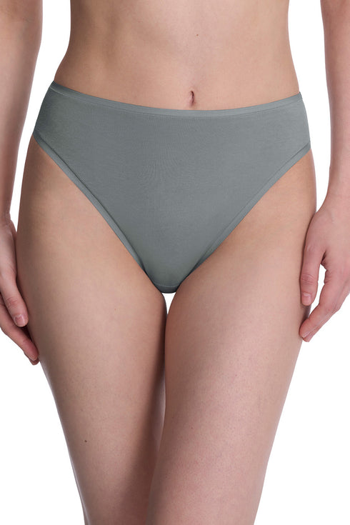 Natori Bliss Bare Cotton High Cut Brief