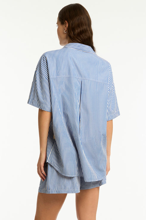 Sea Level Boathouse Aloha Shirt