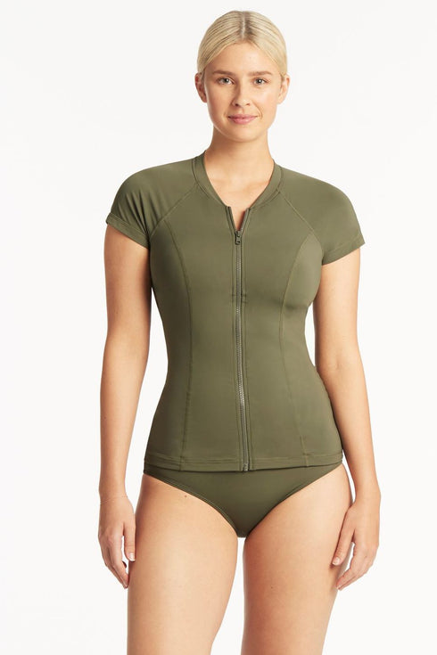 Sea Level Eco Essentials Short Sleeve Rash Vest