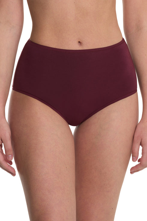 Natori Bliss Bare Cotton High Waist Brief